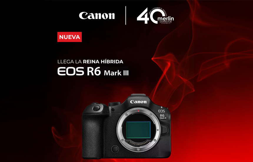 CANON LANZA SU CÁMARA HÍBRIDA EOS R6 MARK III Y EL OBJETIVO RF 45 MM F/1,2 STM