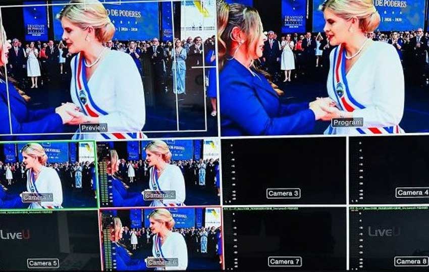 LIVEU ESTUVO PRESENTE EN LA TRANSMISIÓN DE MANDO PRESIDENCIAL DE LAURA FERNÁNDEZ DELGADO EN COSTA RICA