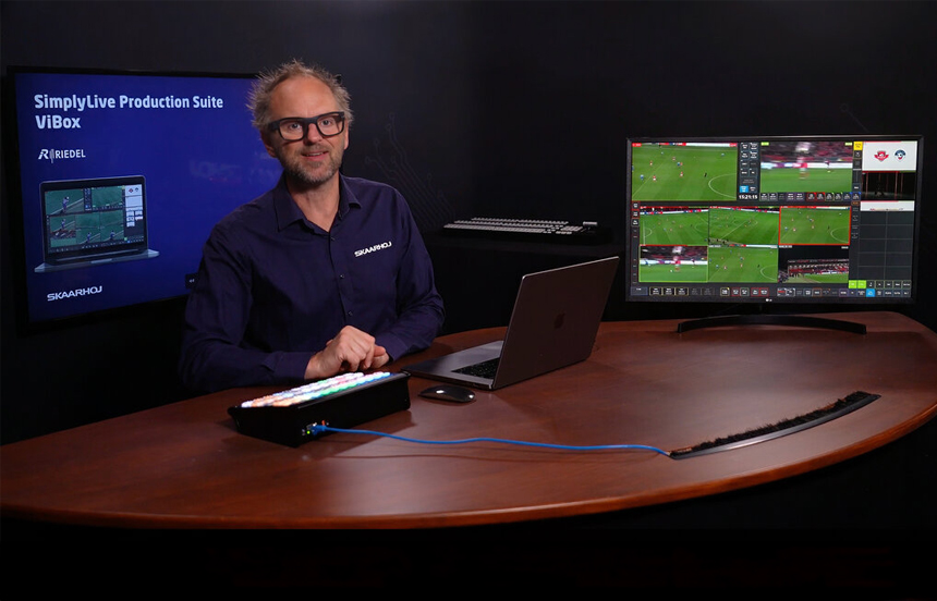 RIEDEL Y SKAARHOJ AMPLÍAN SU COLABORACIÓN CON LA INTEGRACIÓN DE SIMPLYLIVE