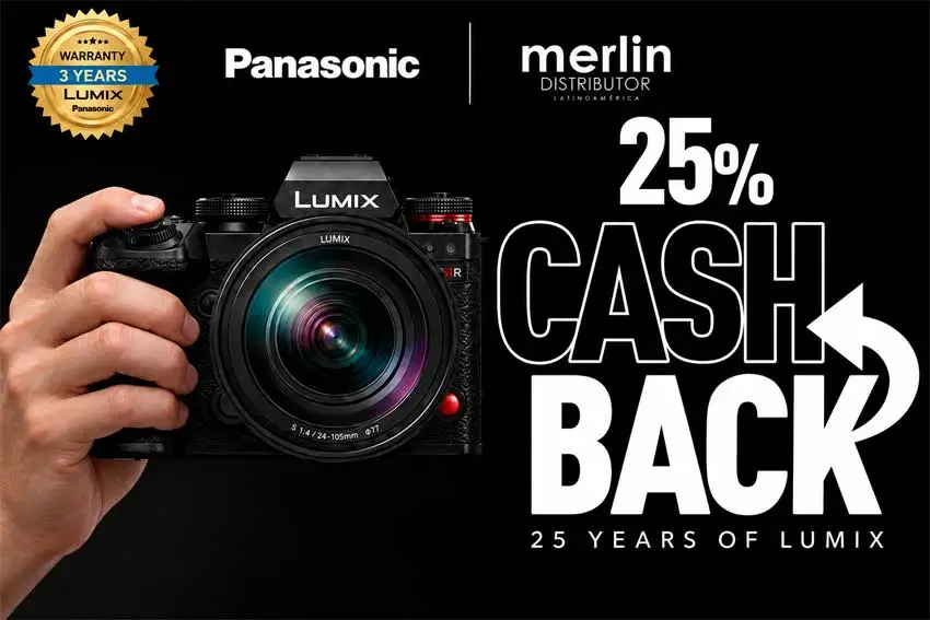 25 AÑOS DE LUMIX + 25% DE CASHBACK = GRAN CELEBRACIÓN!